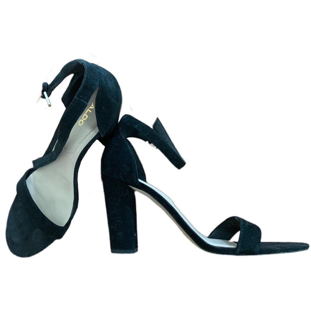 aldo black heels